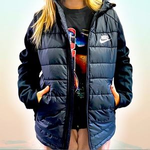 Black Nike running Jacket